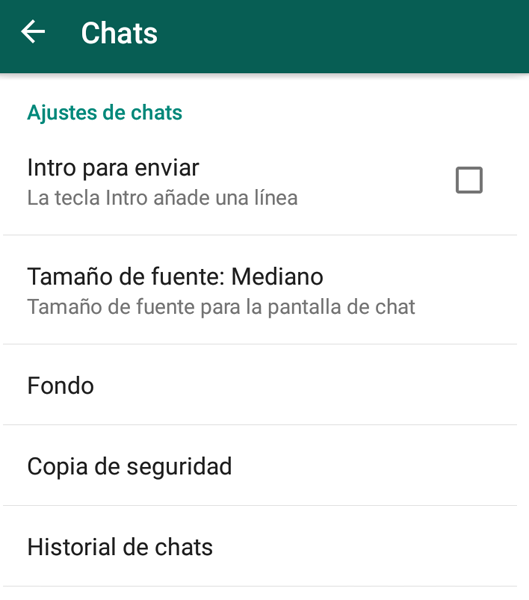 modificar fondo whatsapp